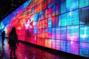 led panel video wall
