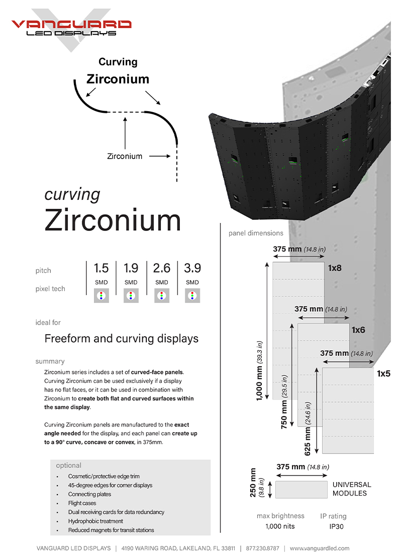 Freeform - Zirconium, Curving CUTSHEET-1-small