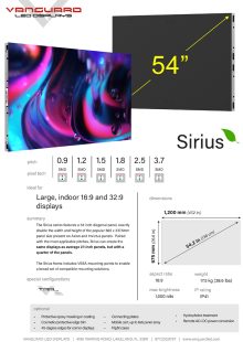 16x9 Panels - Sirius CUTSHEET-1-small